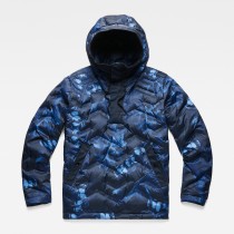 Attacc hdd down anorak, dk delta blue/police blue ao